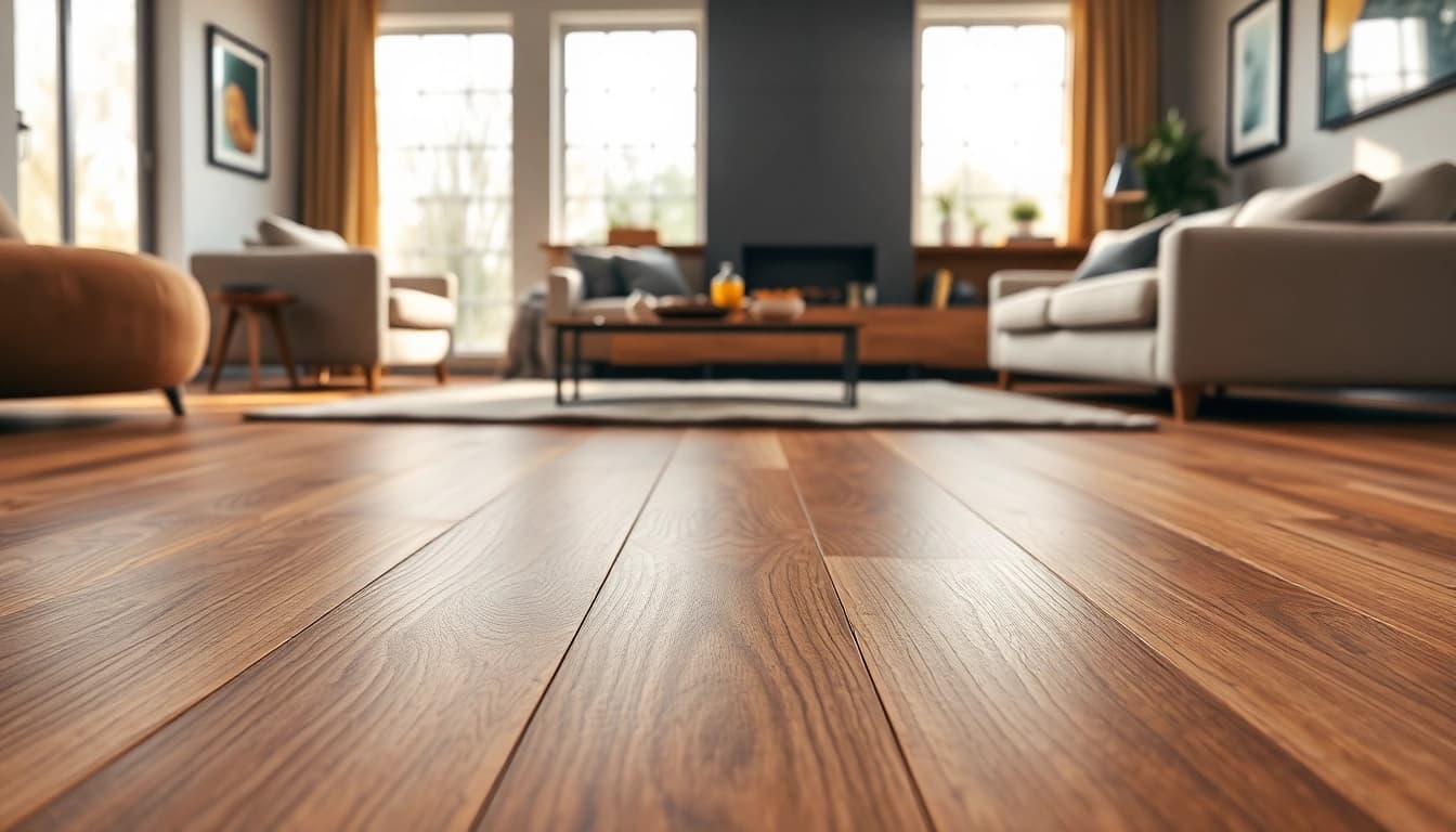 Transform your home with beautiful walnut waterproof vinyl flooring near me.