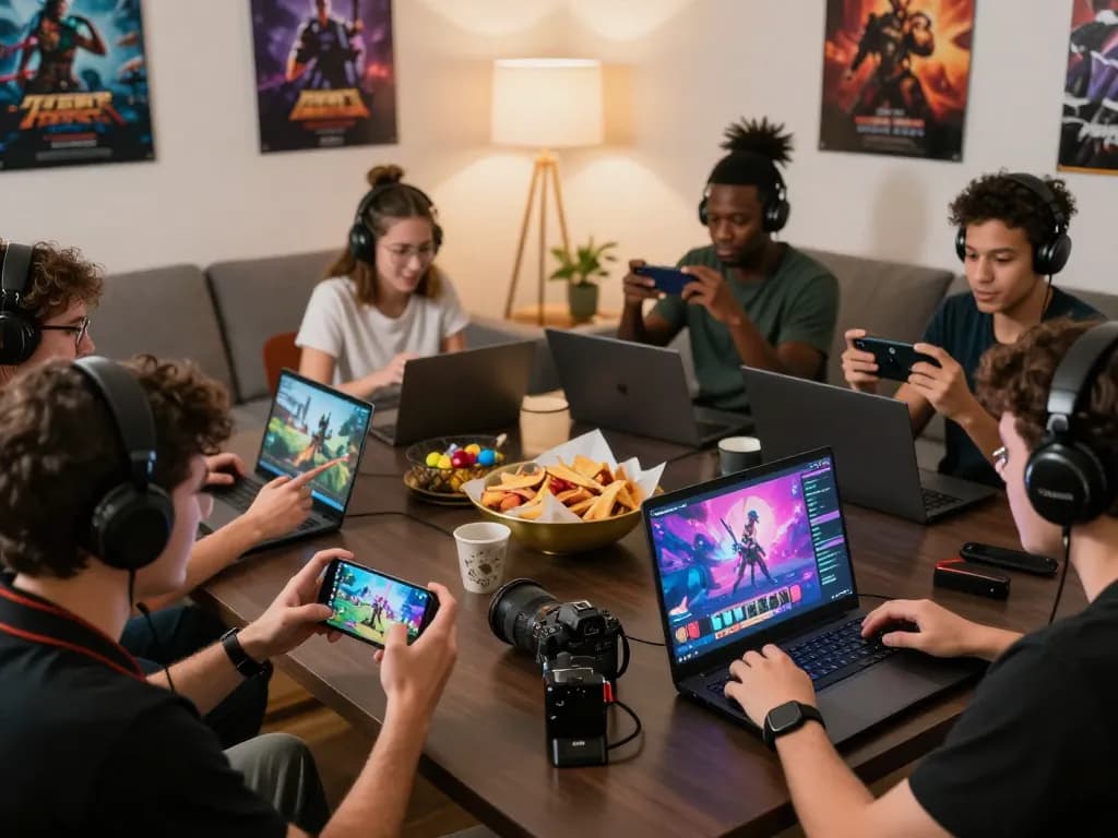 Players enjoying the sun win gaming experience together in an inviting living room.