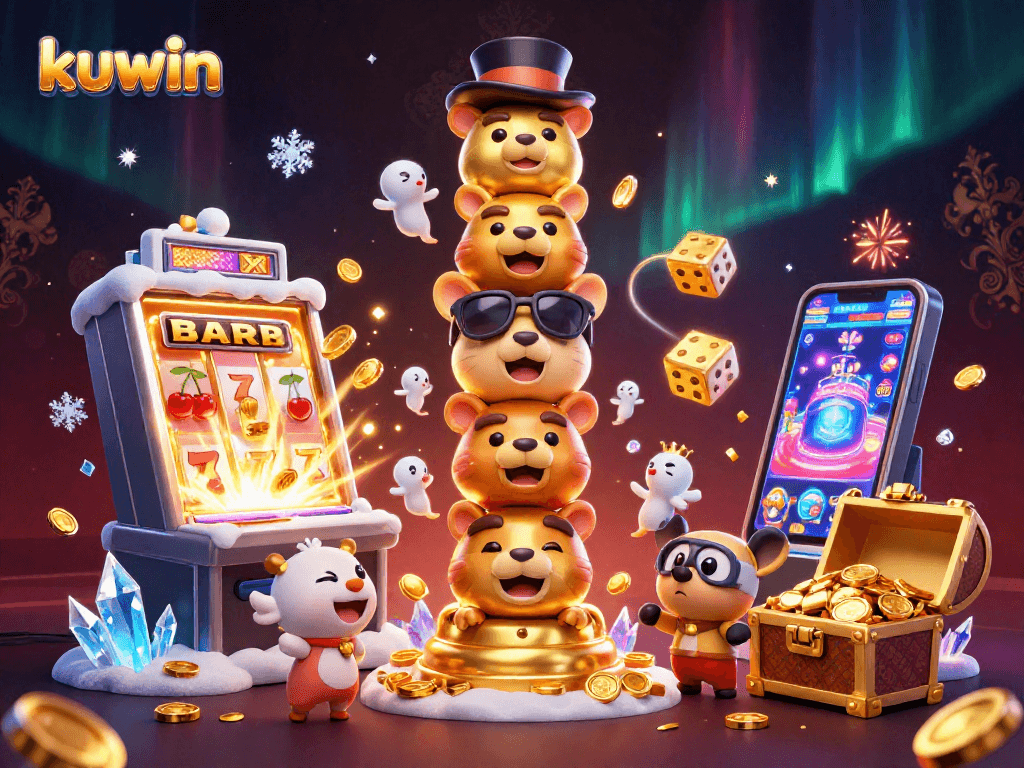 kuwin offers immersive gaming with 3D illustrations, dynamic elements, and rich detail in casino adventures.