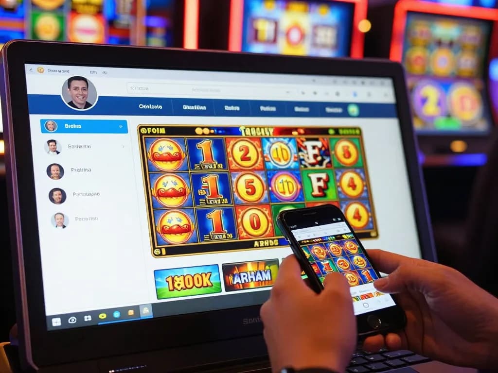Engaging Slot Malaysia games displayed on a user-friendly online casino interface, showcasing vibrant graphics and game selection.