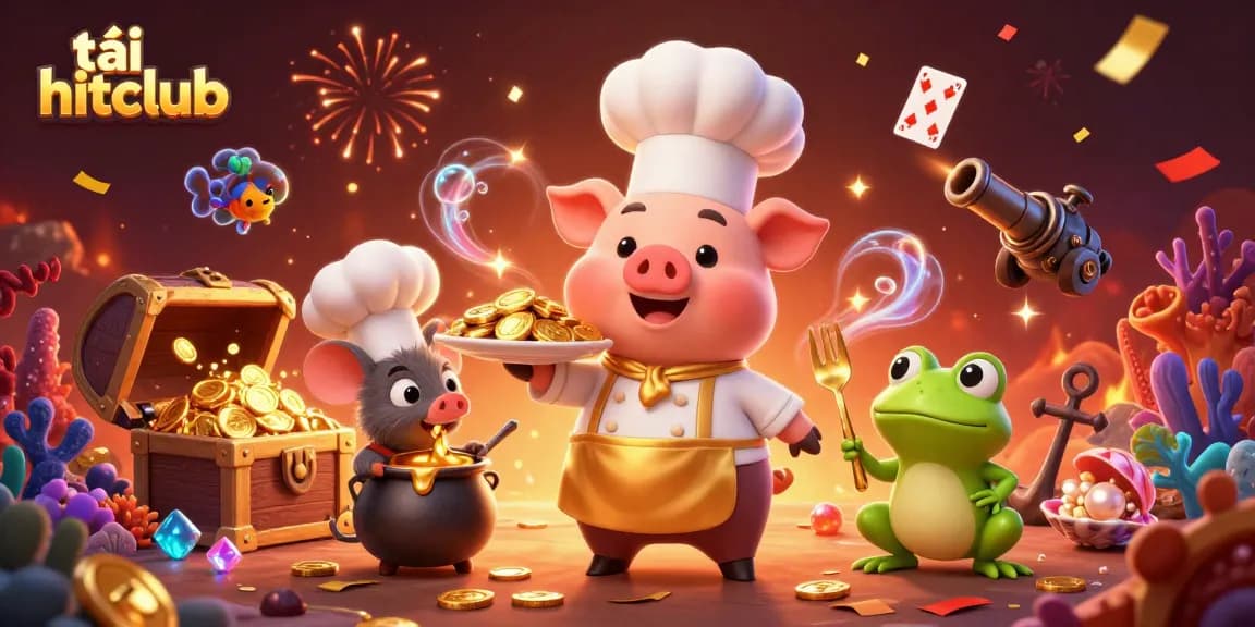 Engage in thrilling adventures with tải hitclub's vibrant casino-themed treasures and characters.