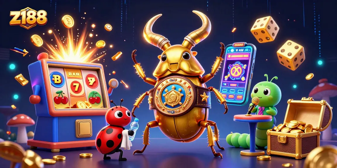 Engage with z188's thrilling casino experience featuring an exciting slot jackpot scene.