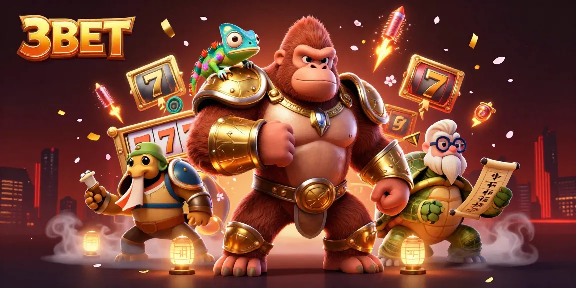 Experience thrilling gameplay at 3BET with our slot games featuring jackpots and lucky symbols!