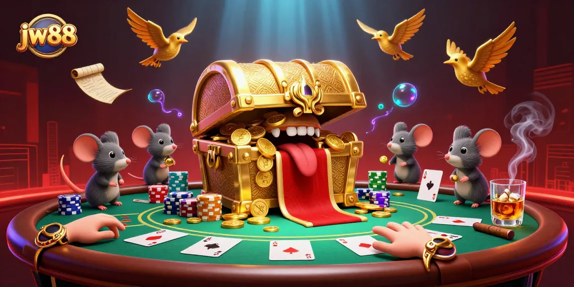 Experience thrilling gameplay with jw88 at a vibrant 3D casino scene filled with poker excitement.