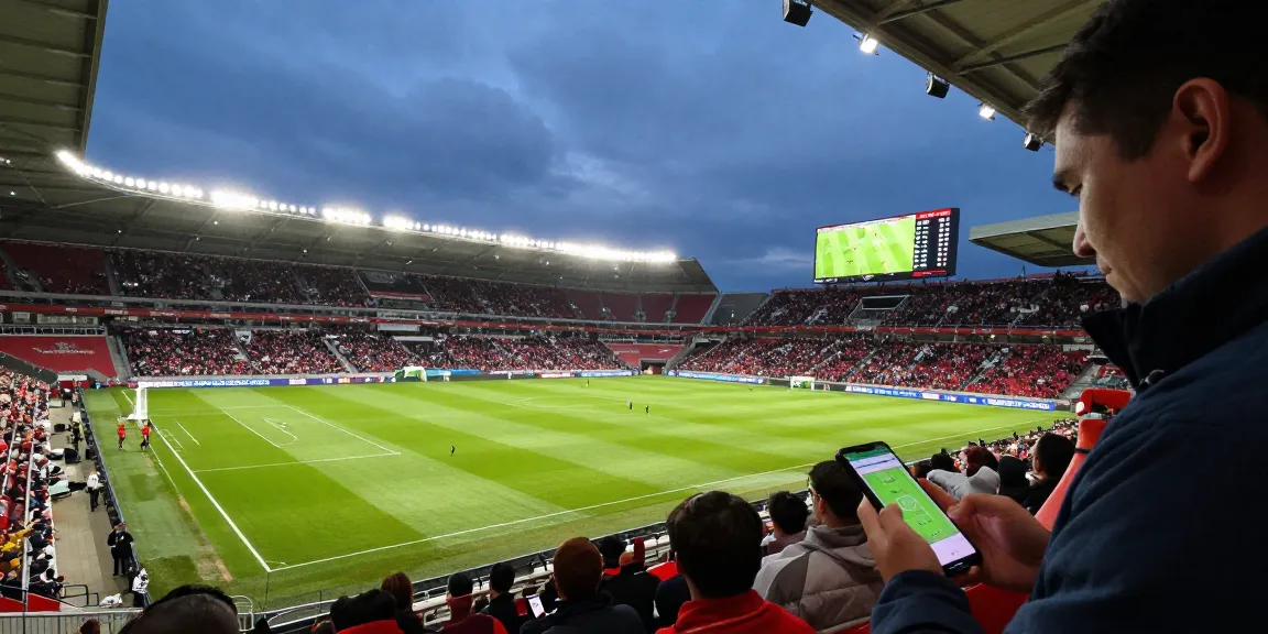 Lucky88 sports betting predictions with live odds and analysis in a vibrant stadium scene.