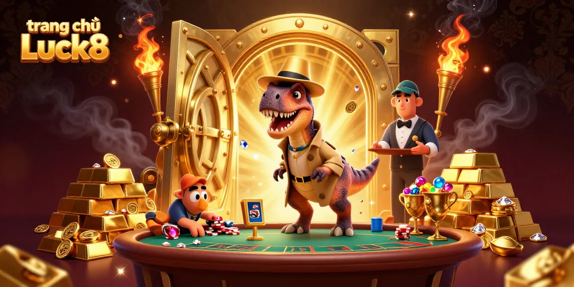 Engage with the thrilling action at trang chủ Luck8 with a velociraptor card counter and a stegosaurus pit boss!